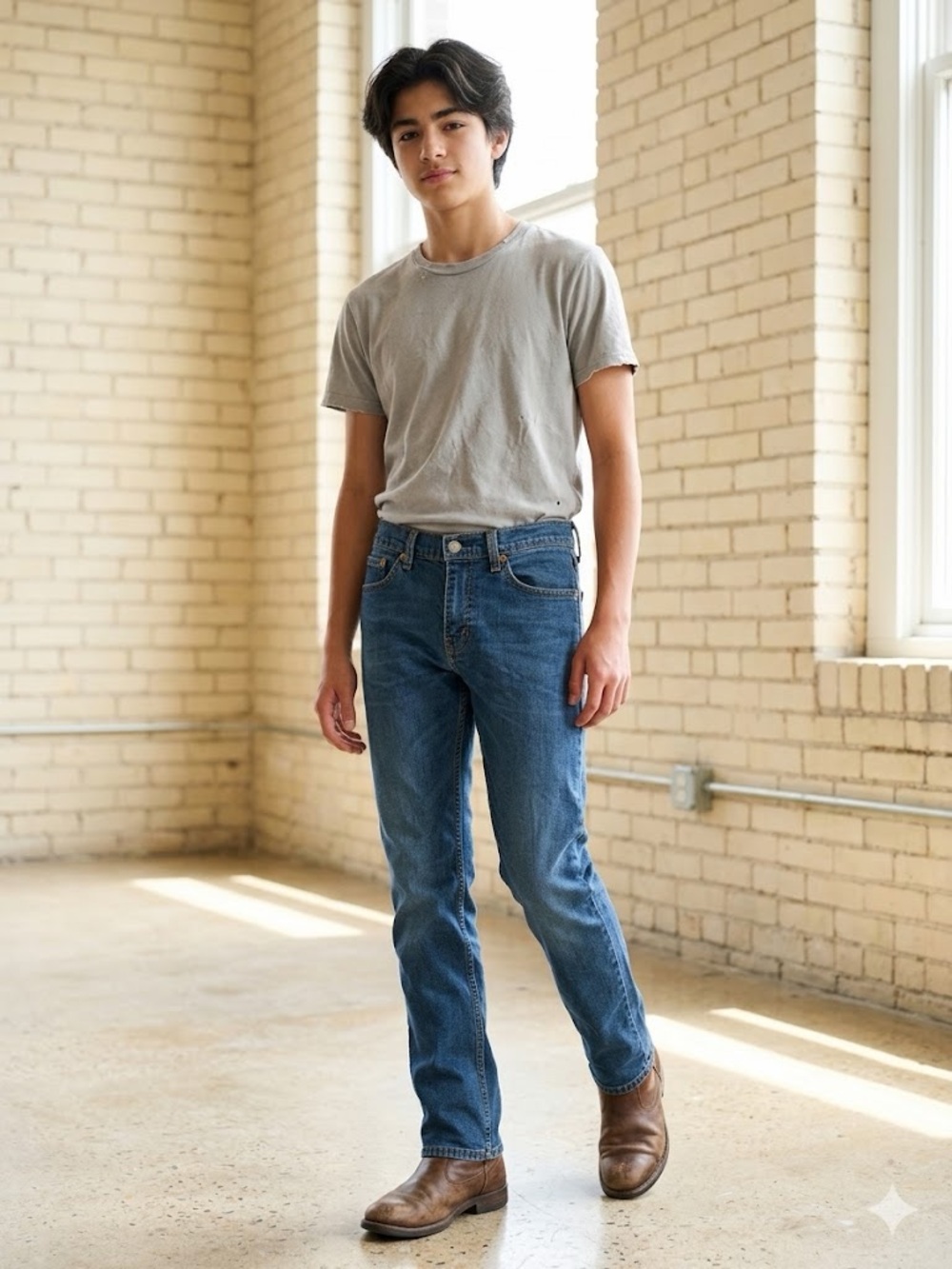 Levi's 511 29x32 Slim Straight Jeans in Medium Blue Denim